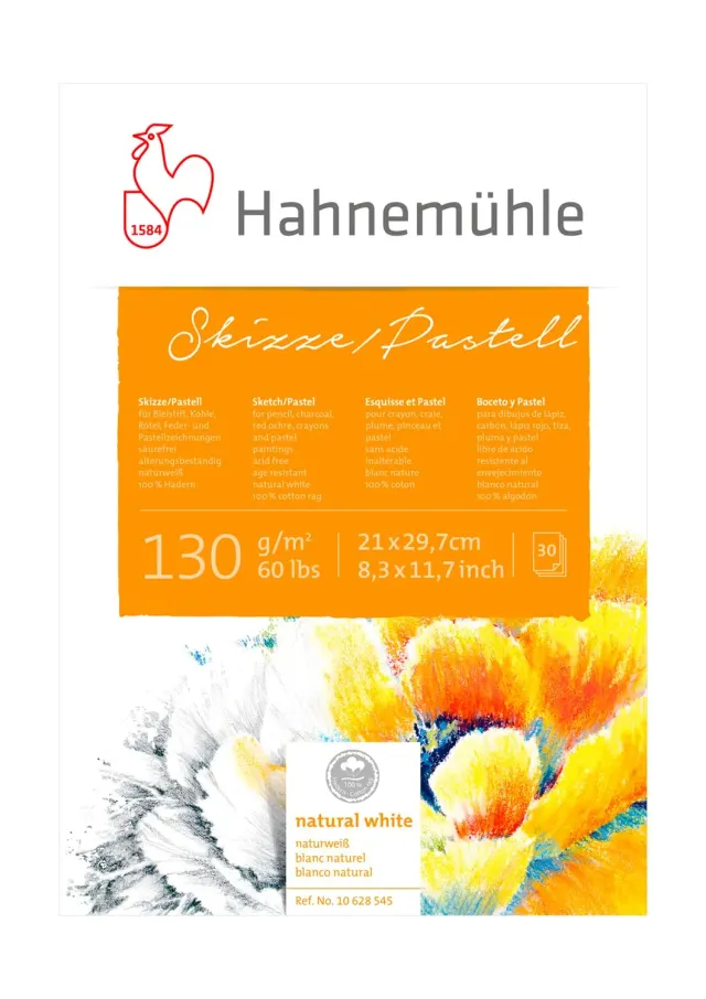 Hahnemühle bloc bocetos 130 g 30 hojas sin ácido