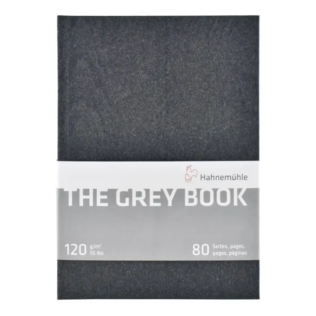 Hahnemühle The Grey Book cuaderno A5 40 hojas gris 120g