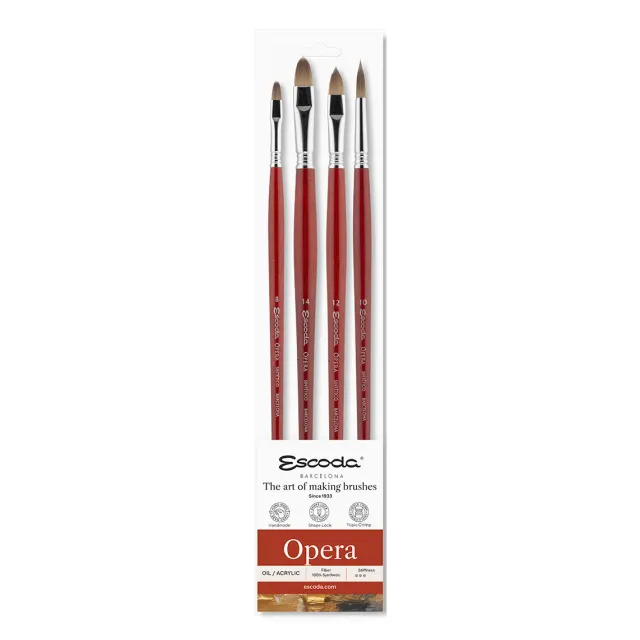 Escoda Ópera 8955 set pinceles óleo y acrílico