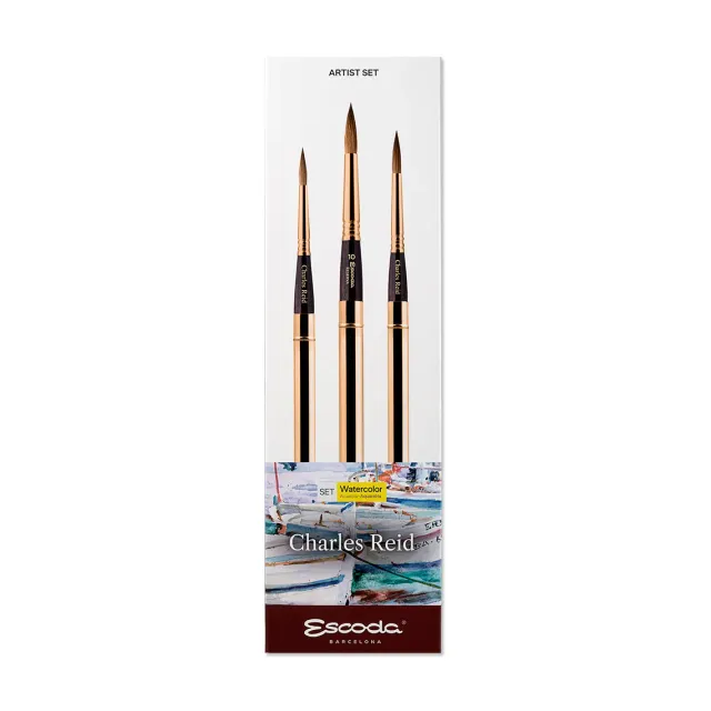 Escoda Reserva 8603-1 set pinceles acuarela Charles Reid