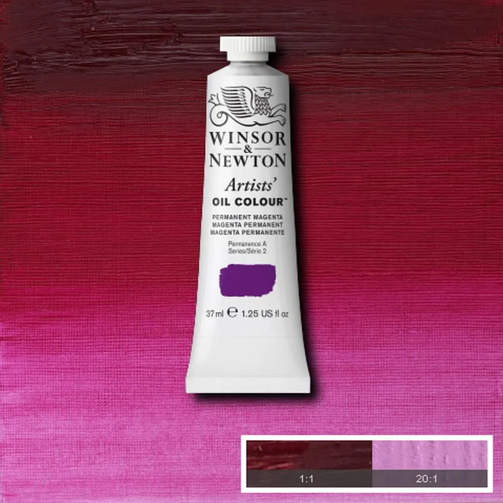 Winsor & Newton Artists' Oil Colour Permanent Magenta óleo 37 ml intenso