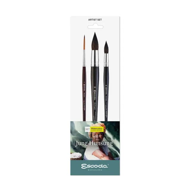 Escoda 8626-1 set de pinceles para acuarela Reserva