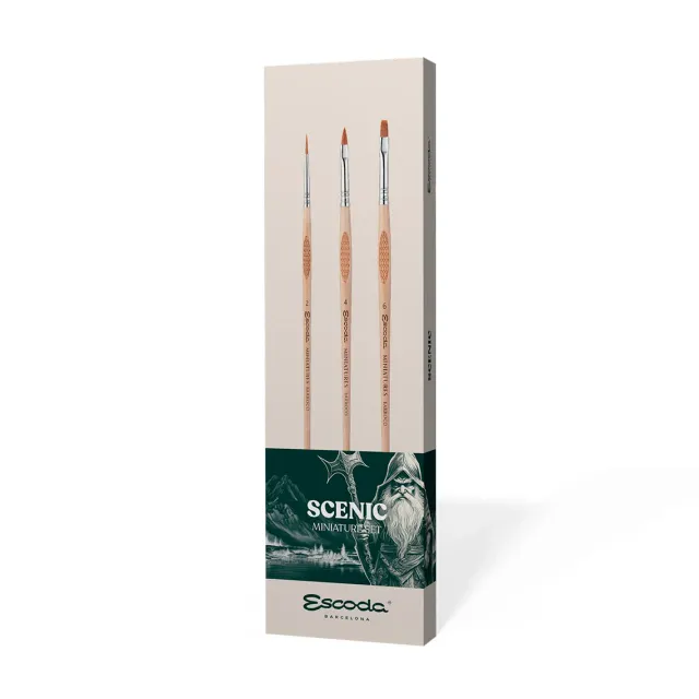 Escoda Reserva 8864 set pinceles miniatura Scenic