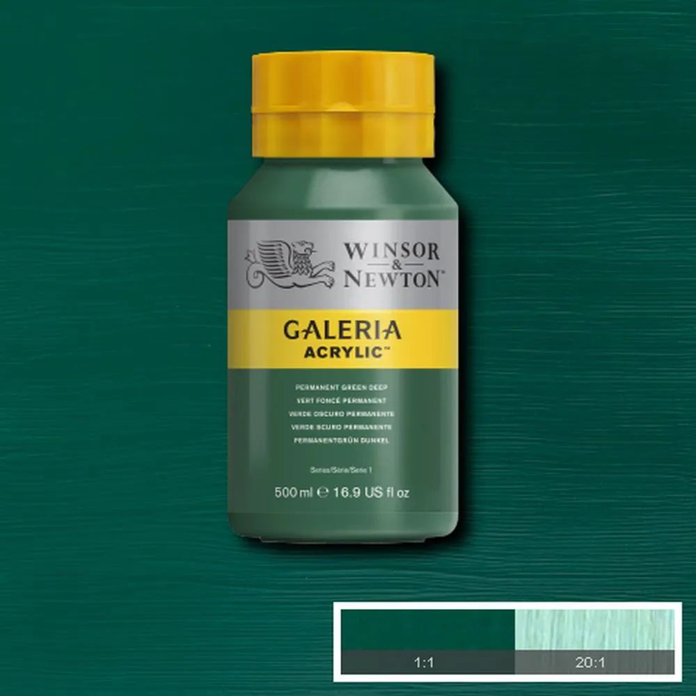 Winsor & Newton Galeria Acrylic Permanent Green Deep pintura acrílica