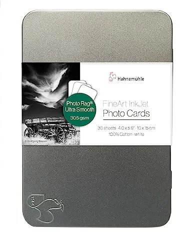 Hahnemühle Photo Rag tarjetas Ultra Smooth 10x15 30