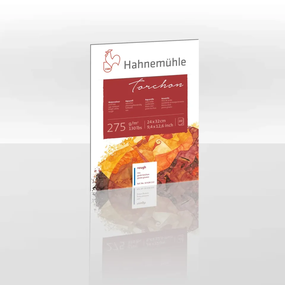 Hahnemühle Torchon bloc acuarela 275 g 24x32 cm 20 hojas