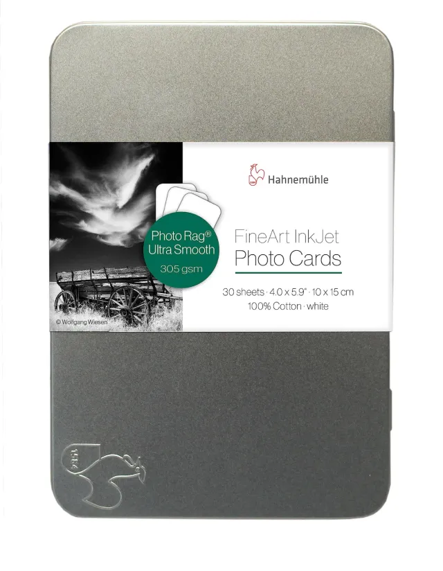 Hahnemühle Photo Rag tarjetas Ultra Smooth 10x15 30