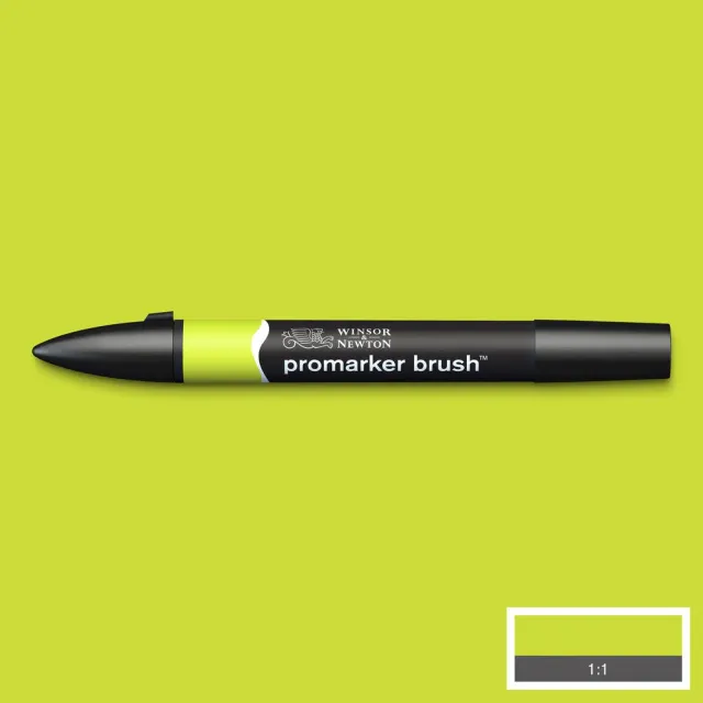 Winsor & Newton Promarker Brush rotulador Lime Green punta pincel