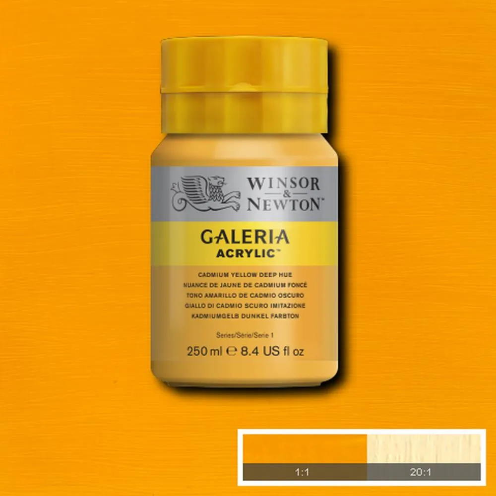 Winsor & Newton Galeria Acrylic Cadmium Yellow Deep Hue pintura acrílica