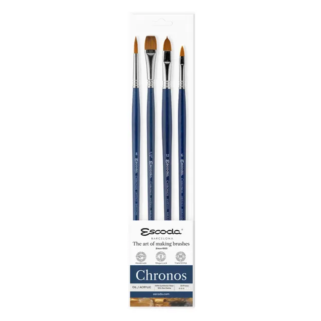 Escoda 8951 Chronos set pinceles óleo y acrílico