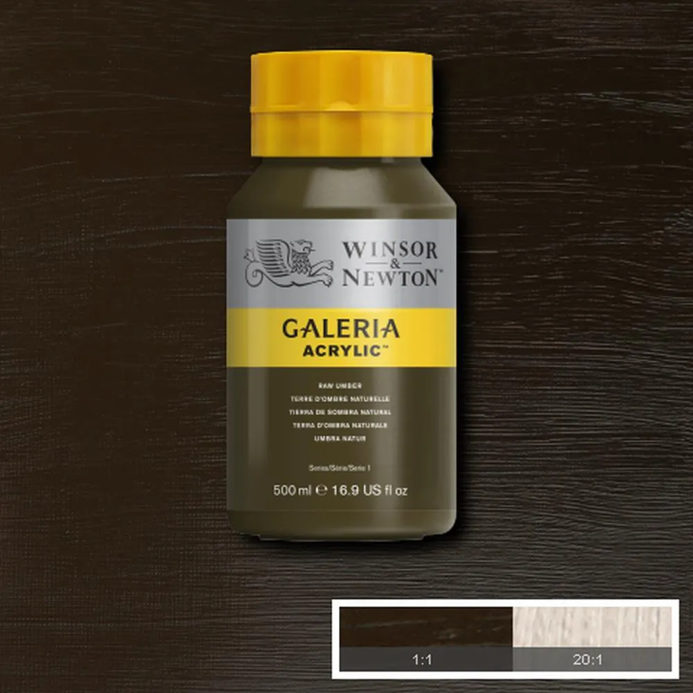Winsor & Newton Galeria Acrylic Raw Umber pintura acrílica