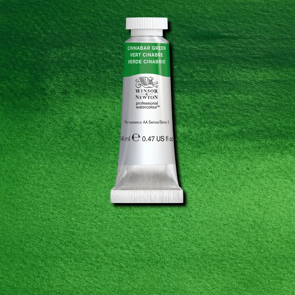 Winsor & Newton Professional Cinnabar Green acuarela