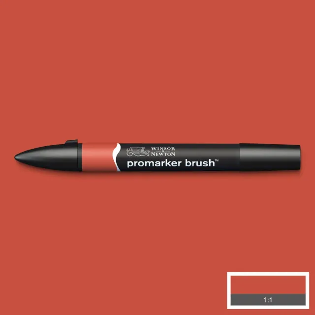 Winsor & Newton Promarker Brush rotulador Burnt Orange punta pincel