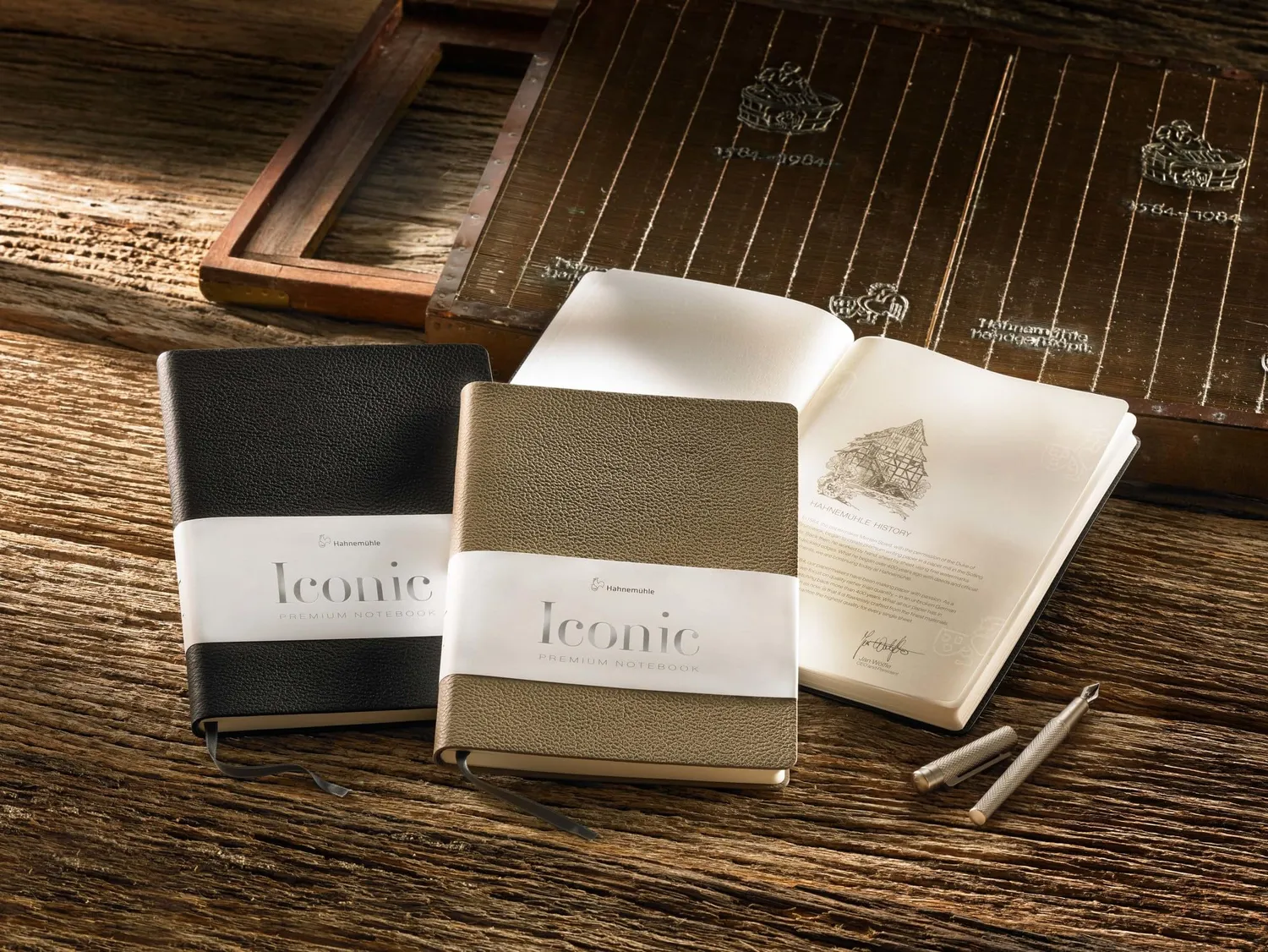 Hahnemühle FineNotes Iconic cuaderno negro A5 192 páginas