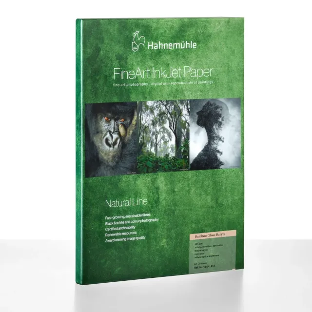 Hahnemühle Bamboo Gloss Baryta papel fotográfico 305g bambú
