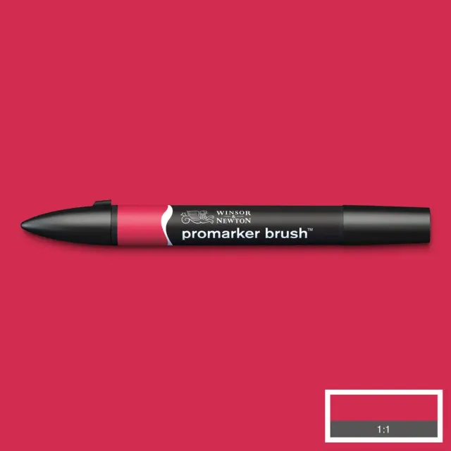 Winsor & Newton Promarker Brush Ruby rotulador rojo frambuesa