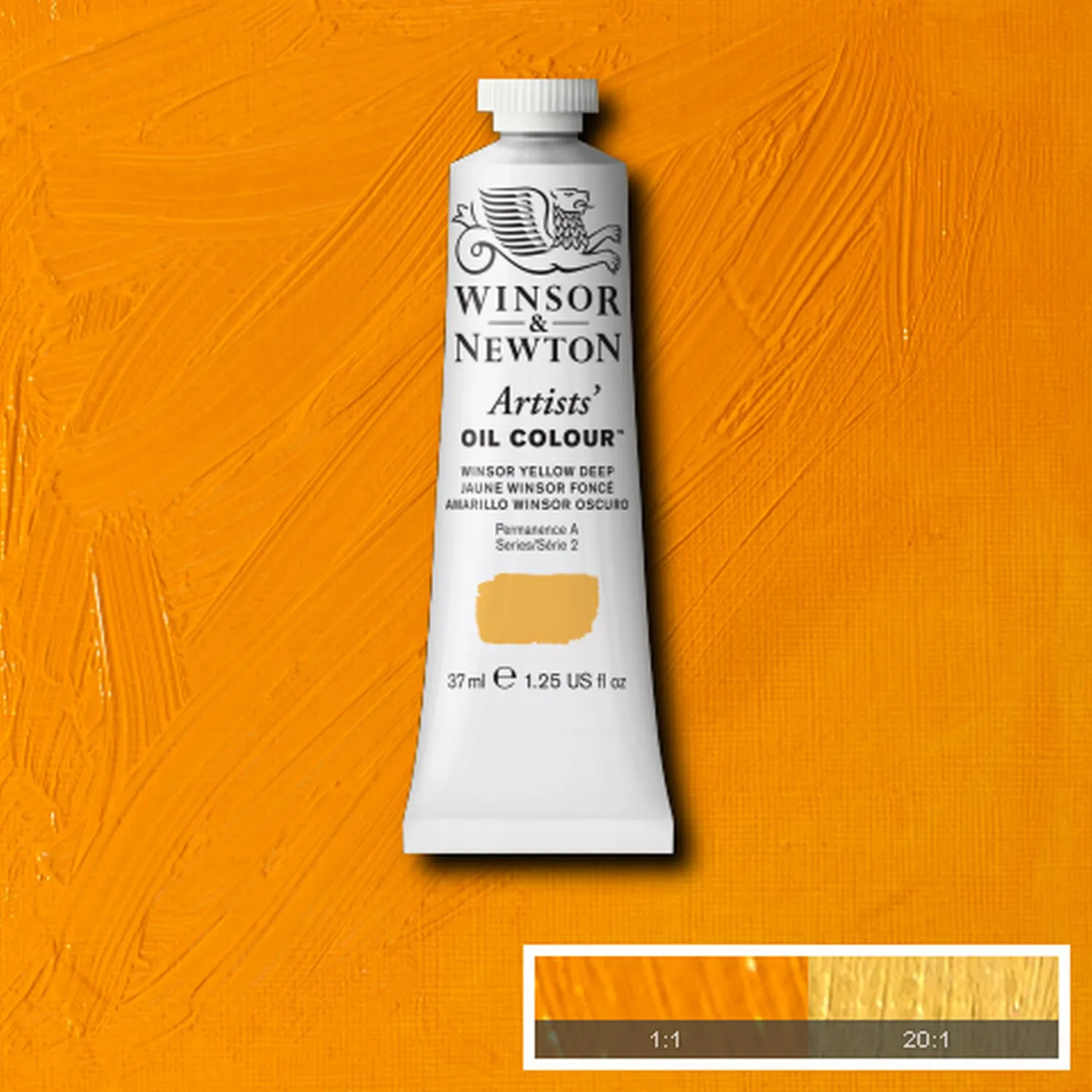 Winsor & Newton Artists' Oil Colour Winsor Yellow Deep óleo 37 ml amarillo