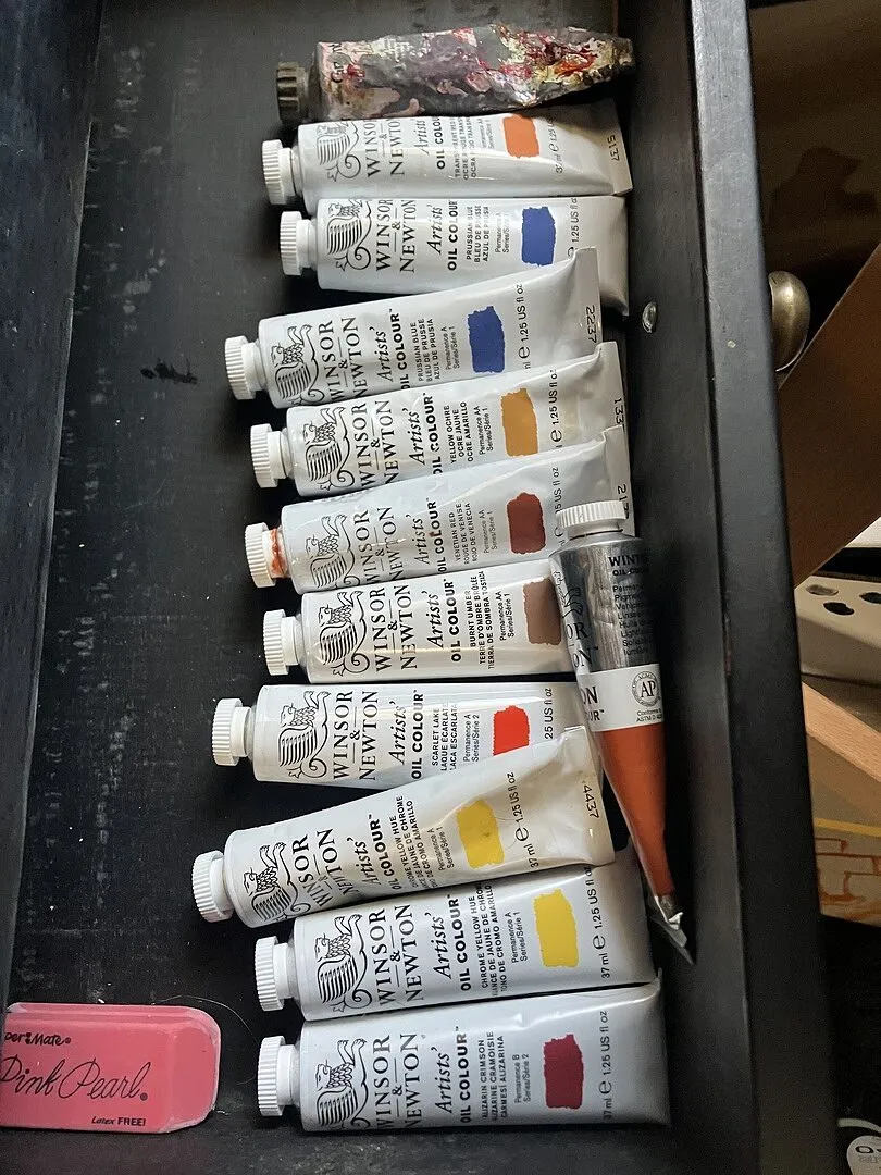 Winsor & Newton Artists' Oil Colour Mars Black óleo negro denso
