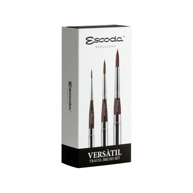 Escoda Reserva 1252 set pinceles acuarela viaje Versátil