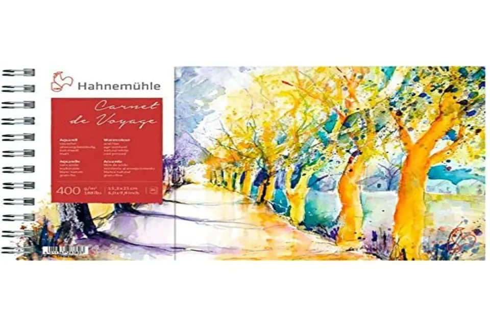 Hahnemühle Carnet de Voyage bloc acuarela 15x25 15 hojas 400g