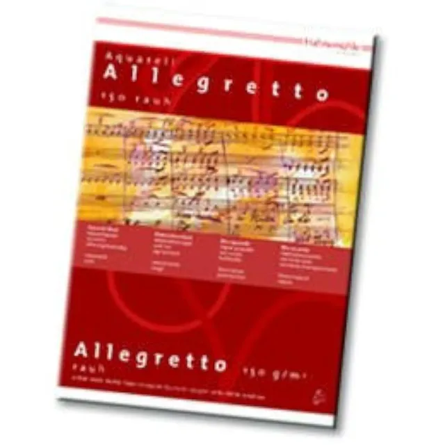 Hahnemühle Allegretto Bloc Acuarela A4 150 g/m² 10 Hojas
