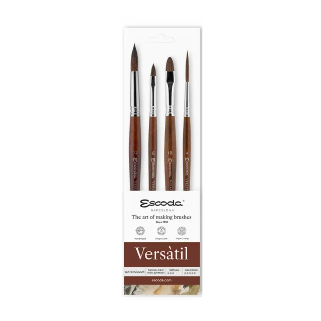 Escoda Reserva 8914 set pinceles acuarela versátil