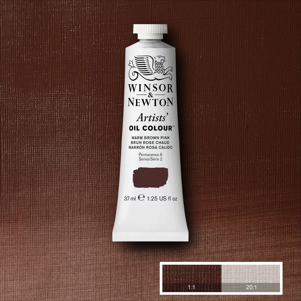 Winsor & Newton Artists' Oil Colour Warm Brown Pink óleo 37 ml marrón