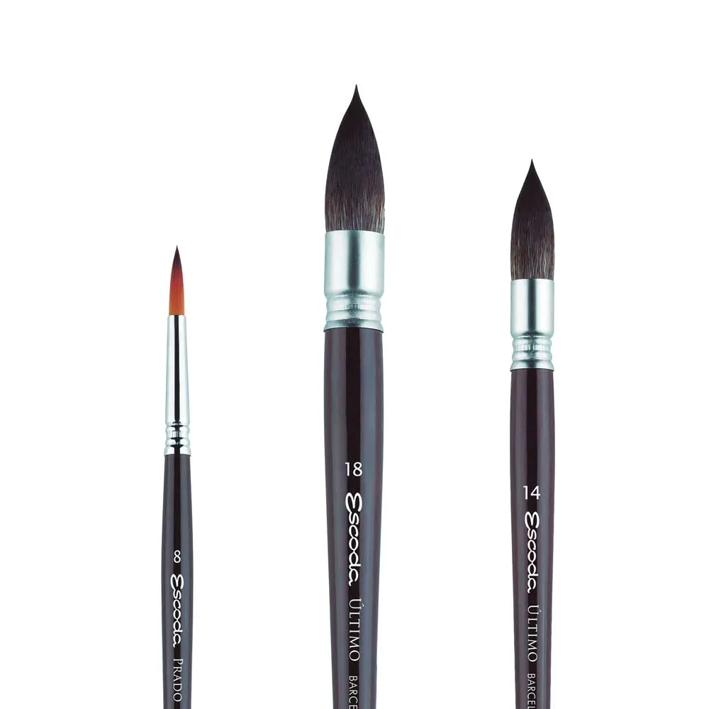 Escoda 8601-2 set de pinceles para acuarela Reserva