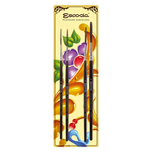 Escoda Natural 6540 set pinceles fileteado Barcelona