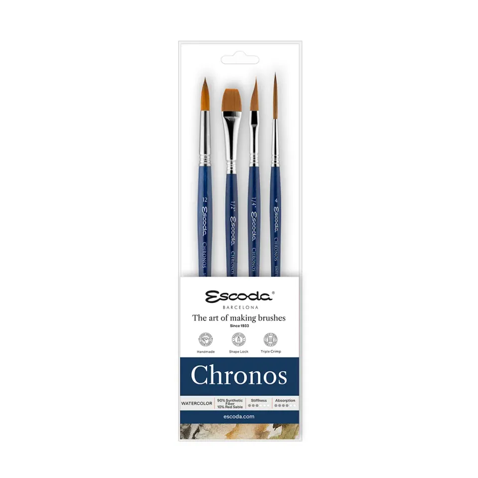Escoda Chronos 8910 set pinceles acuarela