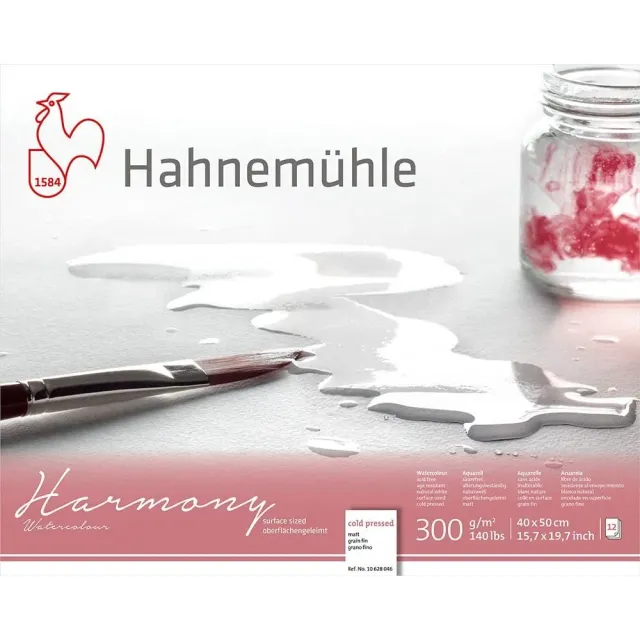 Hahnemühle Harmony bloc acuarela 12 hojas grano fino