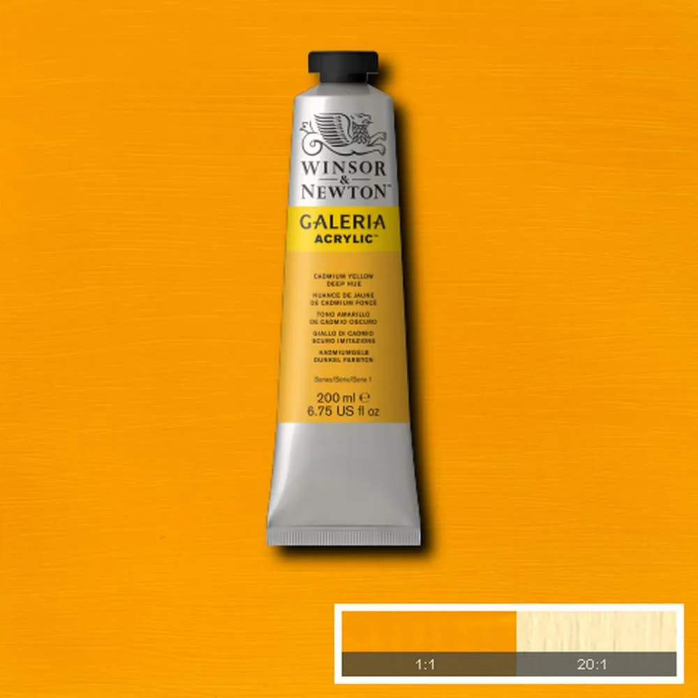 Winsor & Newton Galeria Acrylic Cadmium Yellow Deep Hue pintura acrílica