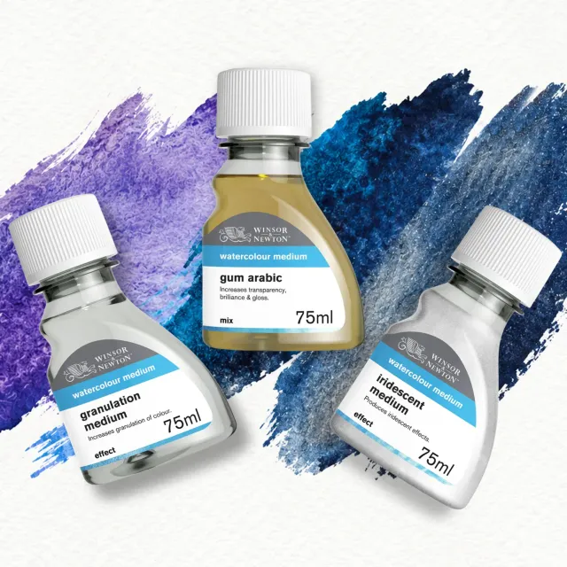 Winsor & Newton Creative Control pack 3 médiums acuarela textura