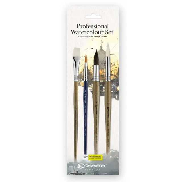 Escoda Reserva 8724 set pinceles acuarela profesional