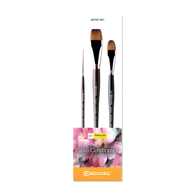 Escoda Reserva 8607-2 set pinceles acuarela Cembranelli 2
