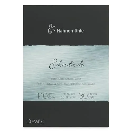 Hahnemühle bloc esbozo papel dibujo grano fino